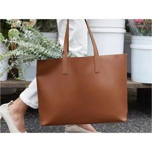 Everlane Day Market Tote Brown Italy Cognac